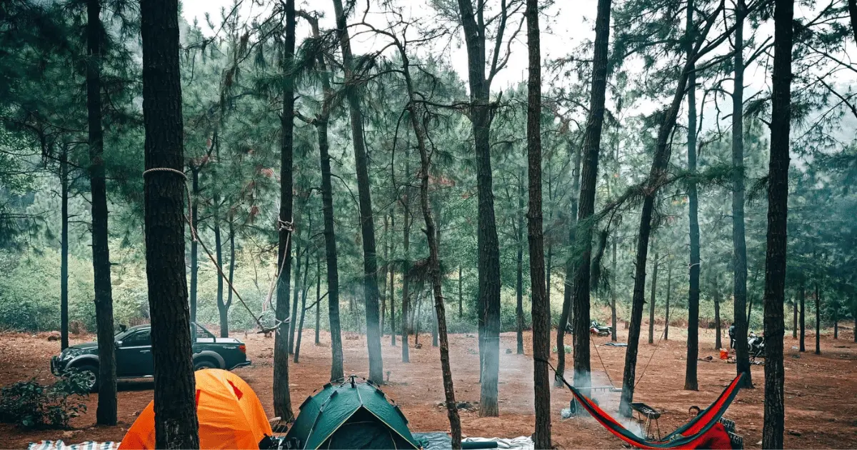 beautiful campsite jurney